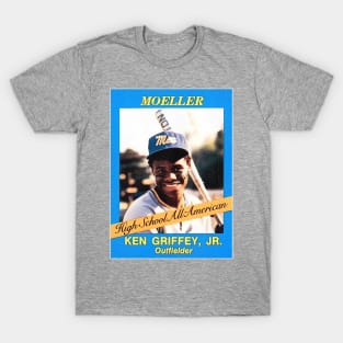 Ken Griffey Jr MOELLER Baseball Card T-Shirt